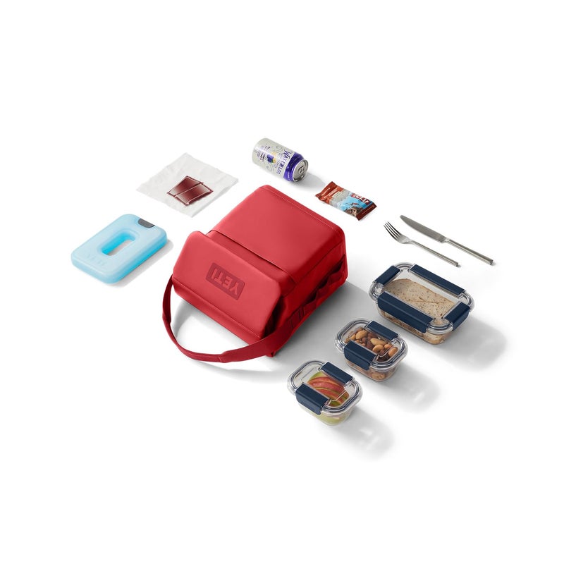 يتي حقيبة غداء ناعمة ومعزولة من YETI Daytrip سعة 6 لتر، باللون الأحمر الإنقاذي - Image 3